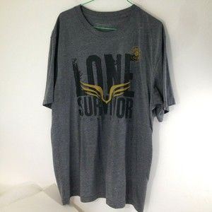 CLINCH GEAR Lone Survivor Short Sleeve 2-Sided T-Shirt Adult Size XL